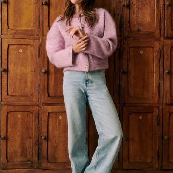 Sezane Teo Jacket in Lilac - Picture 4 of 8